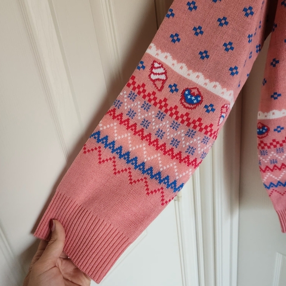 Nintendo Kirby Portrait Holiday Sweater - BoxLunch Exclusive Size XL - Picture 5 of 7